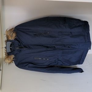 ASOS brand navy blue parka